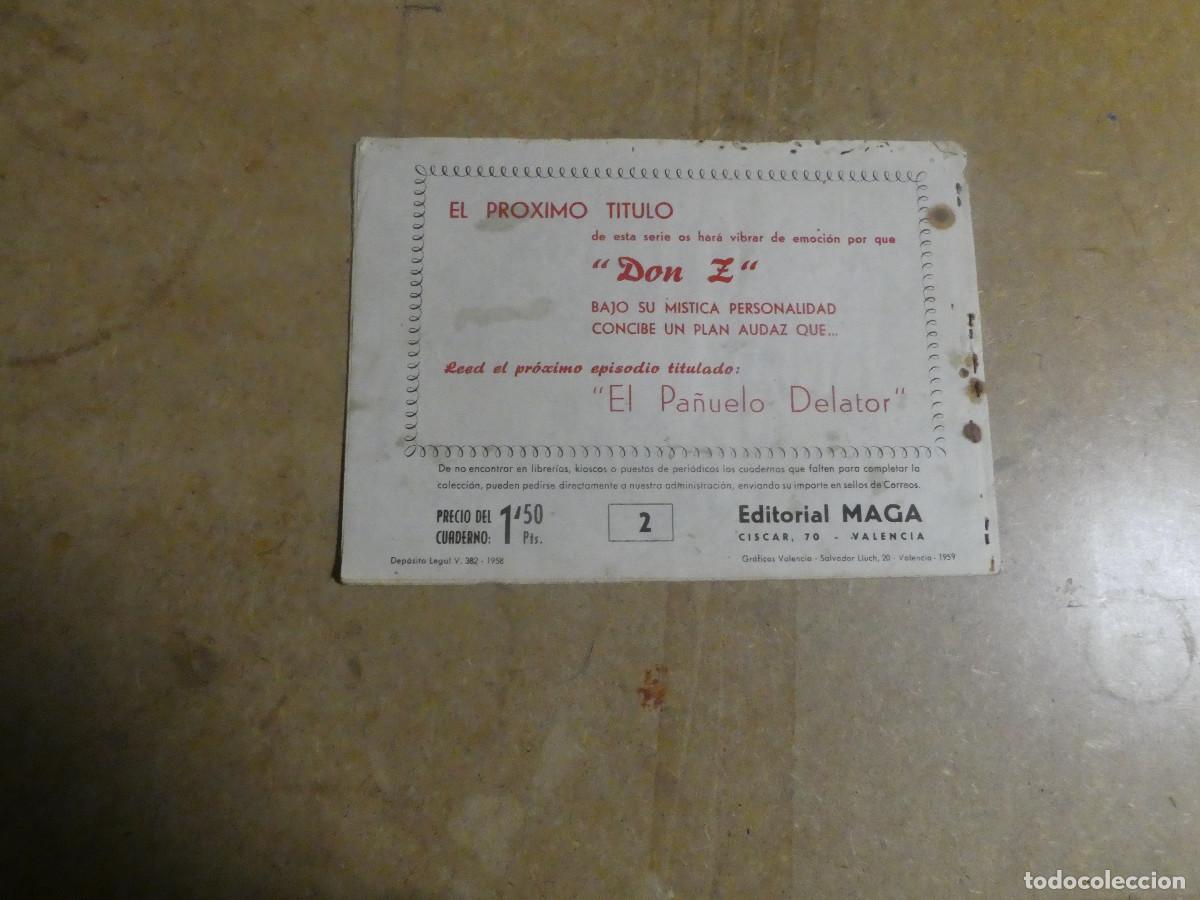Tebeos: Don Z n&ordm; 2, original editorial maga 1959 - Foto 2