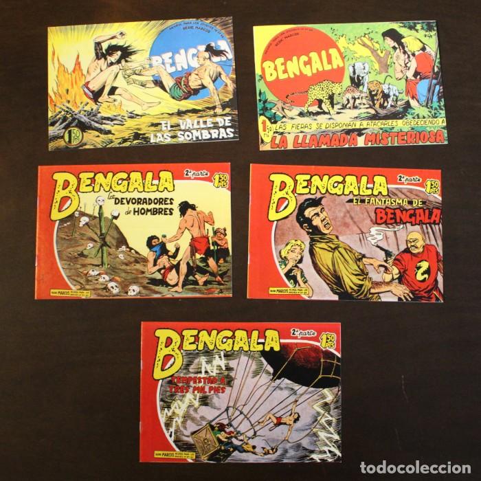 Tebeos: LOTE 5 COMICS BENGALA MARCOS. MAGA EDITORIAL FACSIMIL - Foto 1