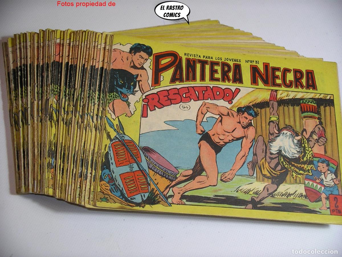Tebeos: Pantera negra, colecci&oacute;n completa, original, ed. Maga, 7A - Foto 1