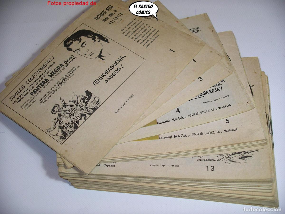 Tebeos: Pantera negra, colecci&oacute;n completa, original, ed. Maga, 7A - Foto 3