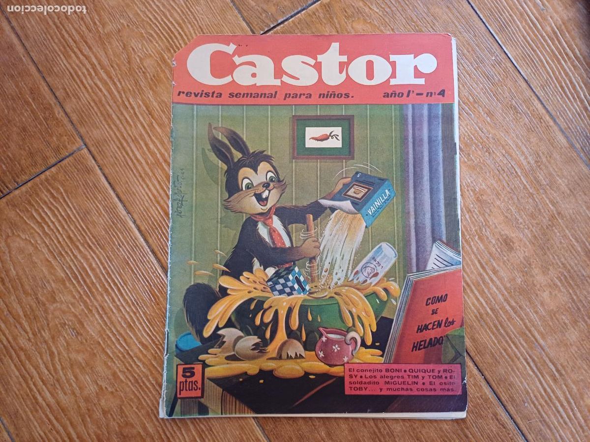 Tebeos: CASTOR N&ordm; 4 - EDITORIAL MAGA 1964 - Foto 1