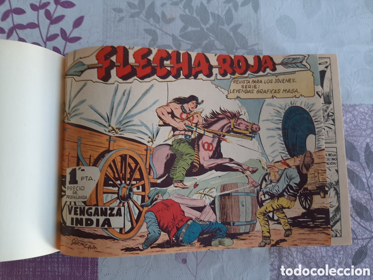 Tebeos: Flecha Roja, Colecci&oacute;n completa encuadernada. - Foto 1