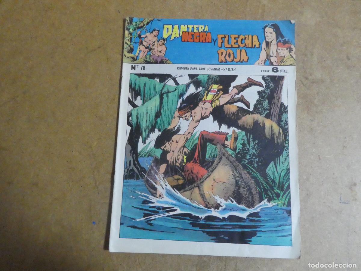 Tebeos: Pantera negra y Flecha roja n&ordm; 78, ed. Maga - Foto 1