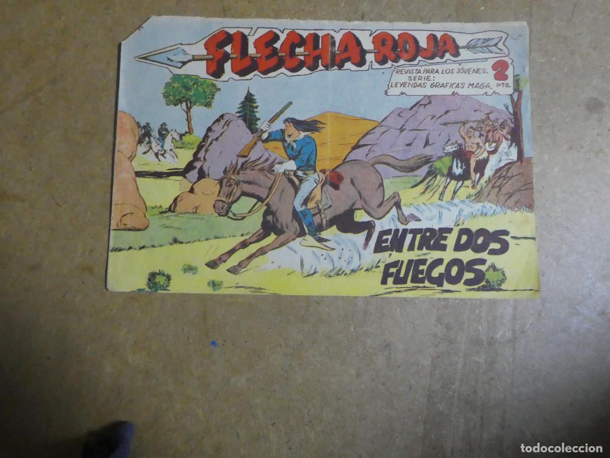 Tebeos: Flecha roja n&ordm; 9, ed. Maga - Foto 1