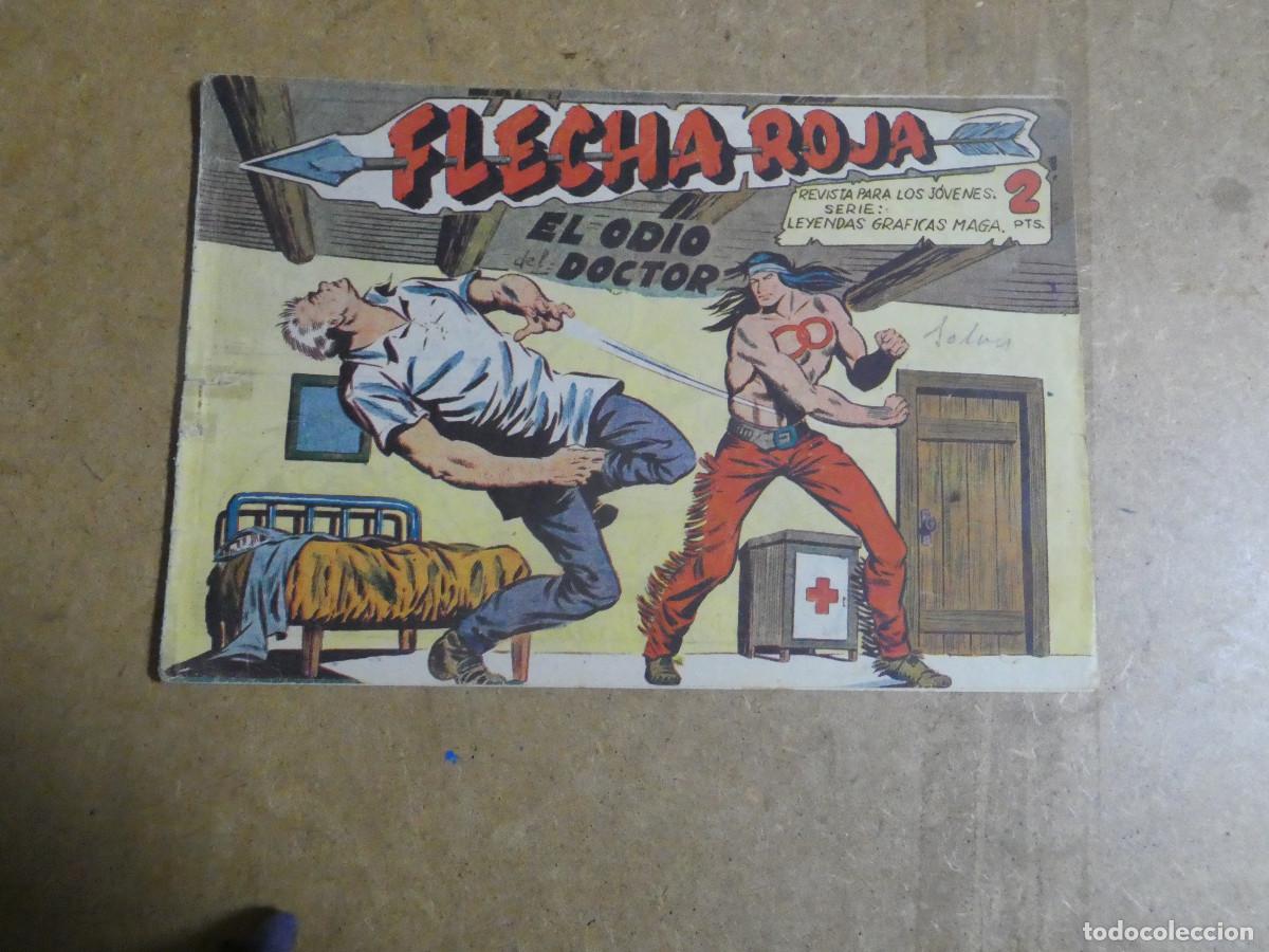 Tebeos: Flecha roja n&ordm; 16, ed. Maga - Foto 1
