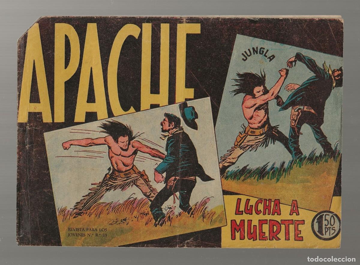 Tebeos: APACHE N&ordm; 15 - LUCHA A MUERTE - ORIGINAL - MAGA 1959 - Foto 1