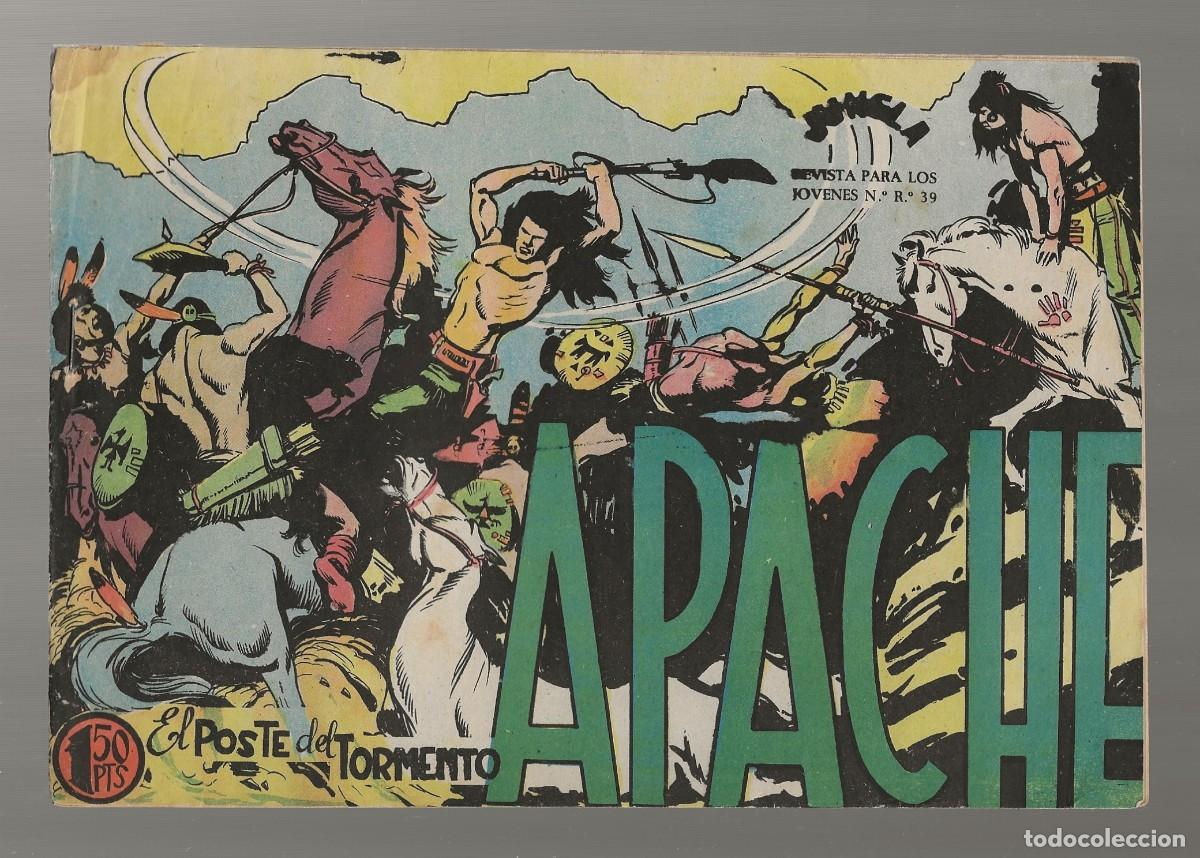 Tebeos: APACHE N&ordm; 27 - EL POSTE DEL TORMENTO - ORIGINAL - MAGA 1959 - Foto 1