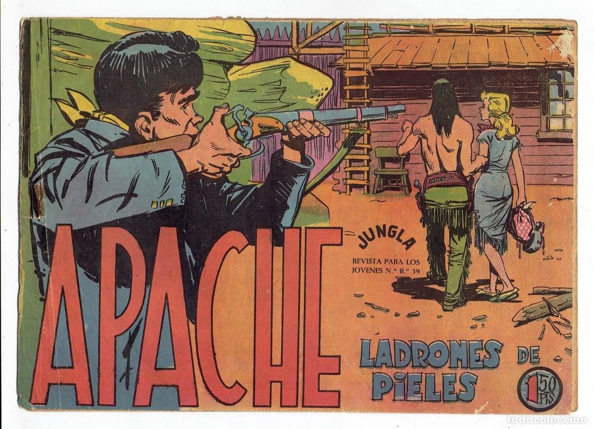 Tebeos: APACHE N&ordm; 30 - LADRONES DE PIELES - ORIGINAL - MAGA 1959 - Foto 1