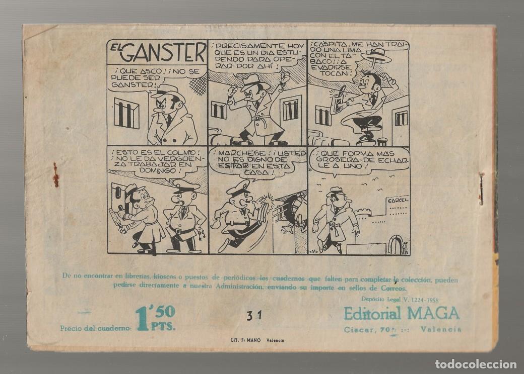 Tebeos: APACHE N&ordm; 31 - LA MINA DEL DIABLO - ORIGINAL - MAGA 1959 - Foto 2
