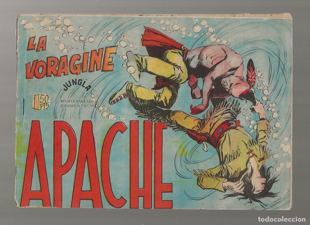 Tebeos: APACHE N&ordm; 35 - LA VOR&Aacute;GINE - ORIGINAL - MAGA 1959 - Foto 1