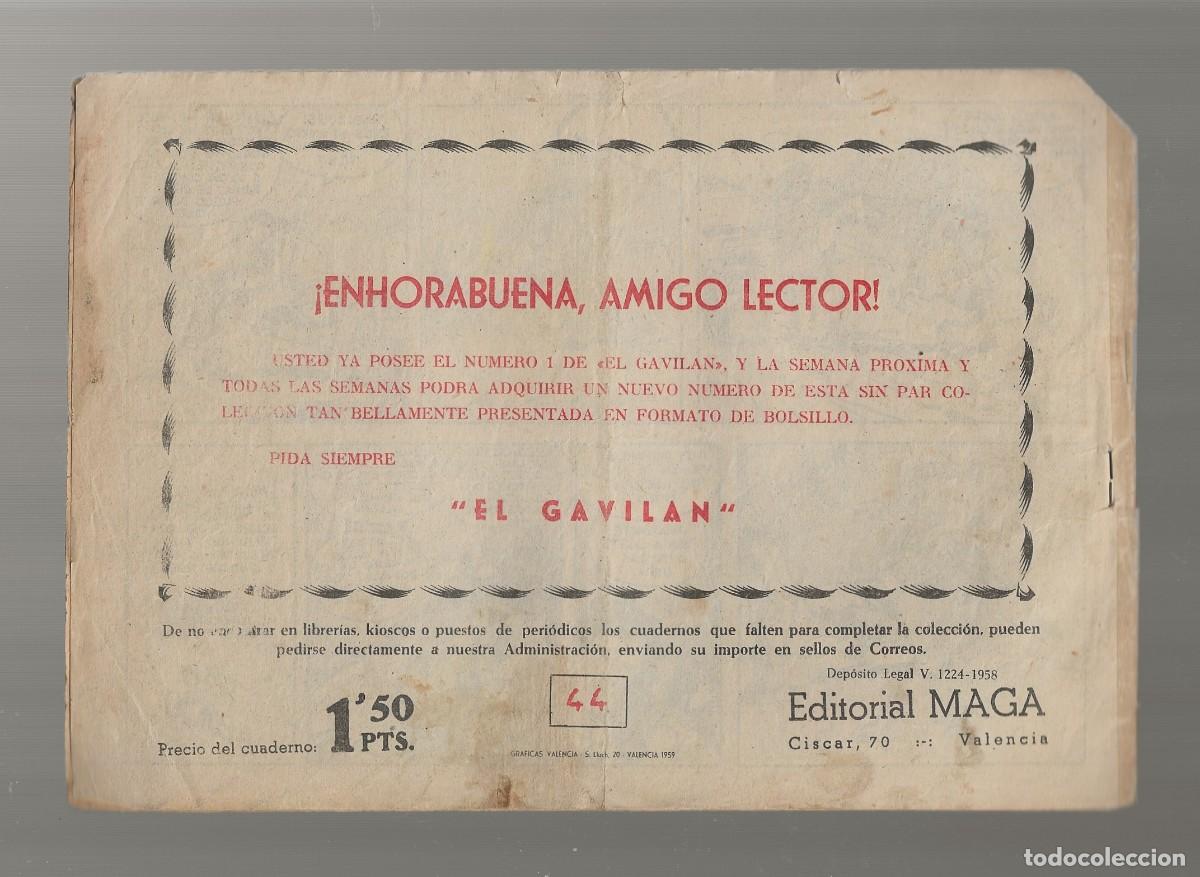 Tebeos: APACHE N&ordm; 44 - LA M&Aacute;QUINA INFERNAL - MAGA 1959 - Foto 2