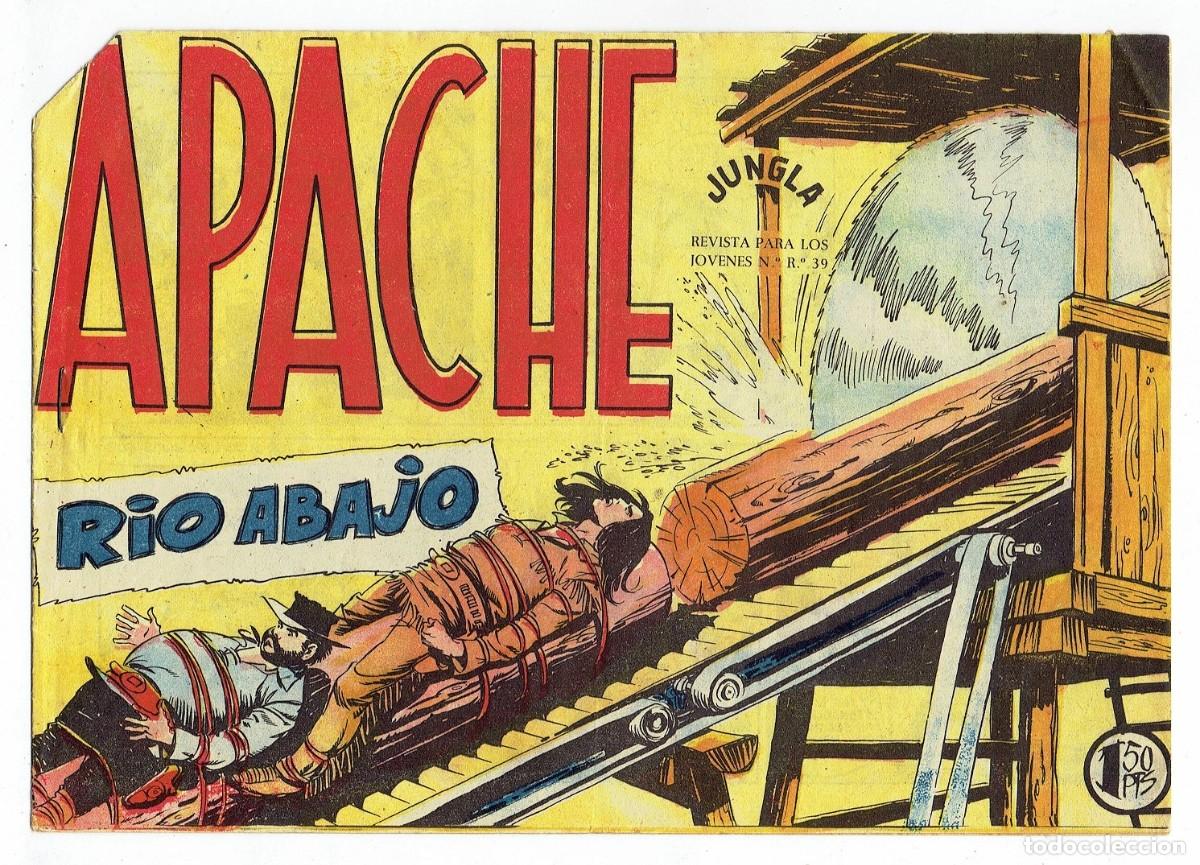 Tebeos: APACHE N&ordm; 45 - R&Iacute;O ABAJO - MAGA 1959 - Foto 1