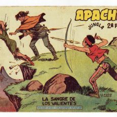 Tebeos: APACHE 2ª PARTE Nº 34 - LA SANGRE DE LOS VALIENTES - ORIGINAL - MAGA 1960