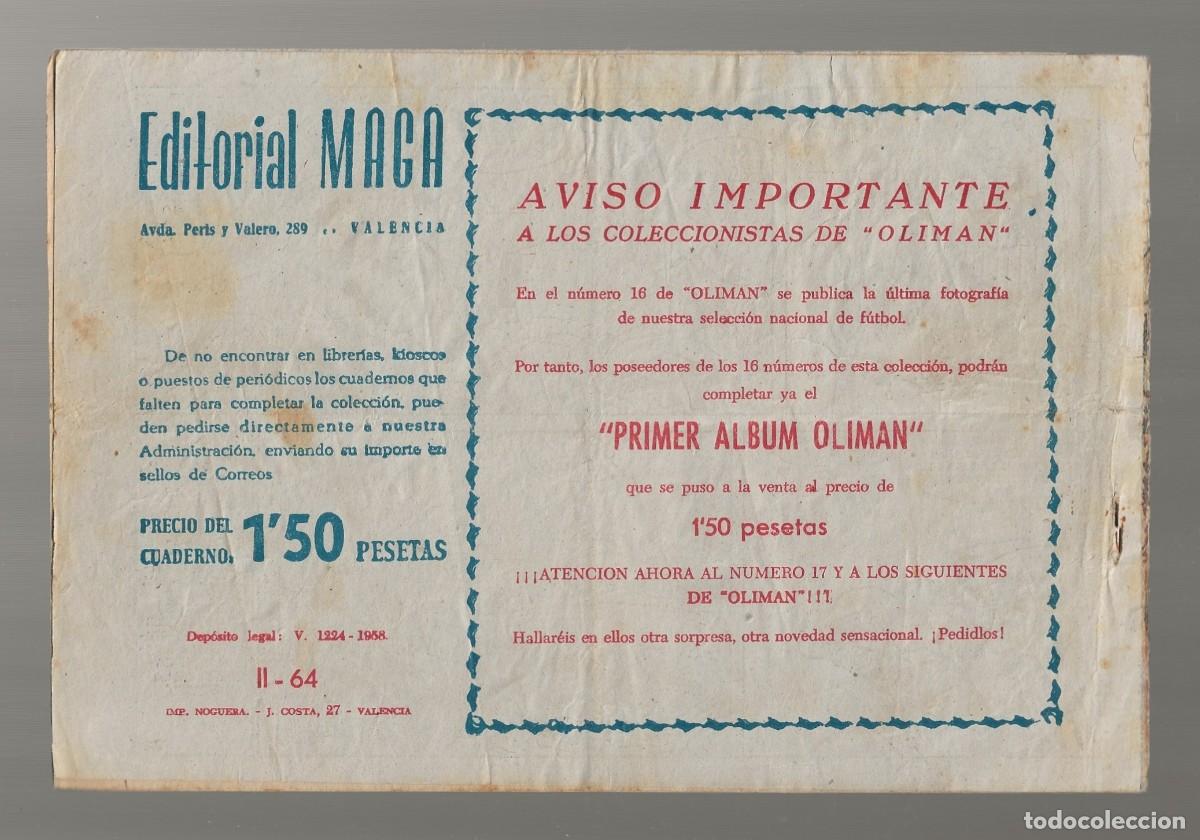 Tebeos: APACHE 2&ordf; PARTE N&ordm; 64 - EL GANADOR - ORIGINAL - MAGA 1960 - Foto 2