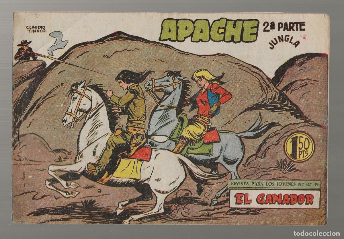 Tebeos: APACHE 2&ordf; PARTE N&ordm; 64 - EL GANADOR - ORIGINAL - MAGA 1960 - Foto 1