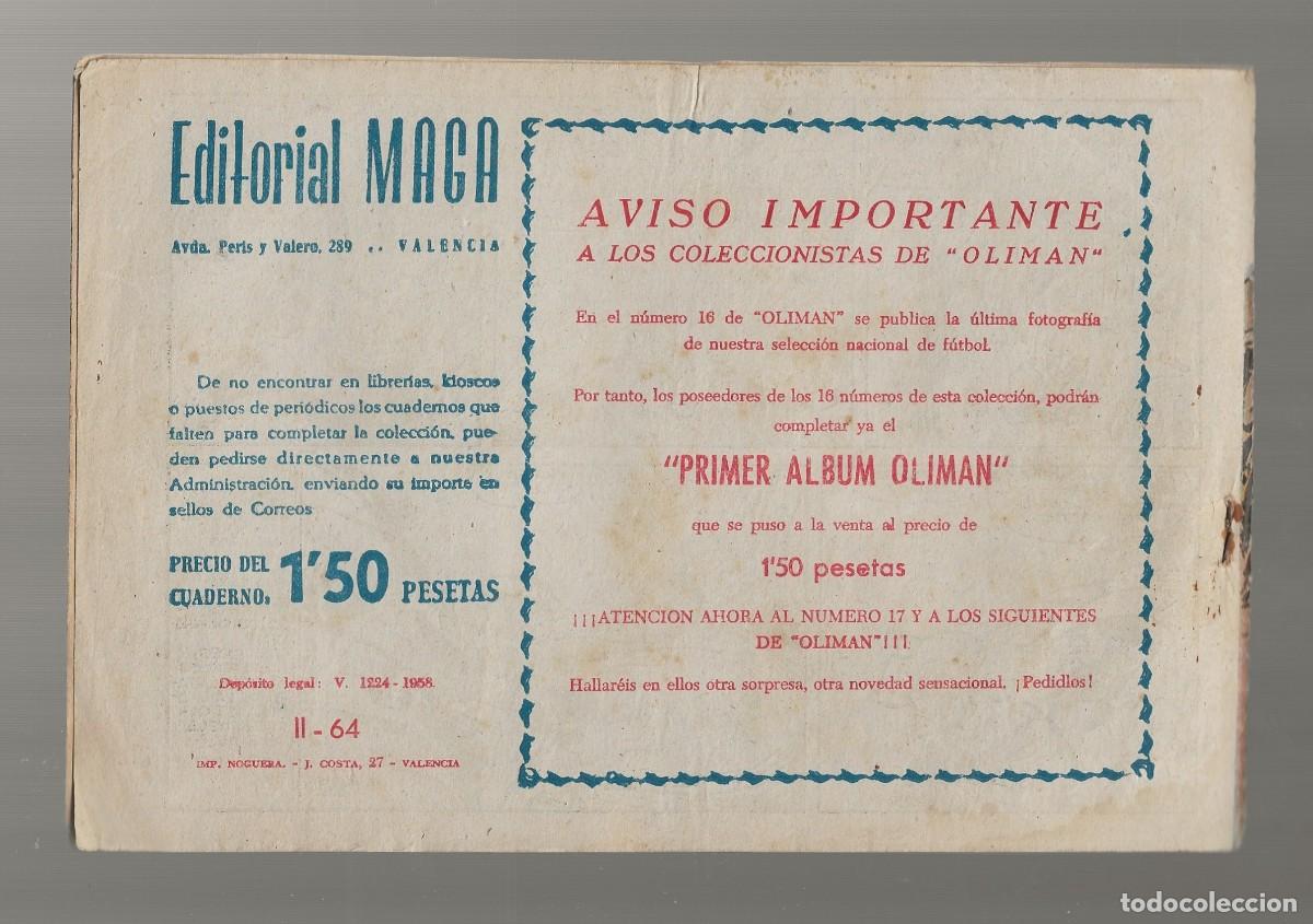 Tebeos: APACHE 2&ordf; PARTE N&ordm; 64 - EL GANADOR - ORIGINAL - MAGA 1960 - Foto 2
