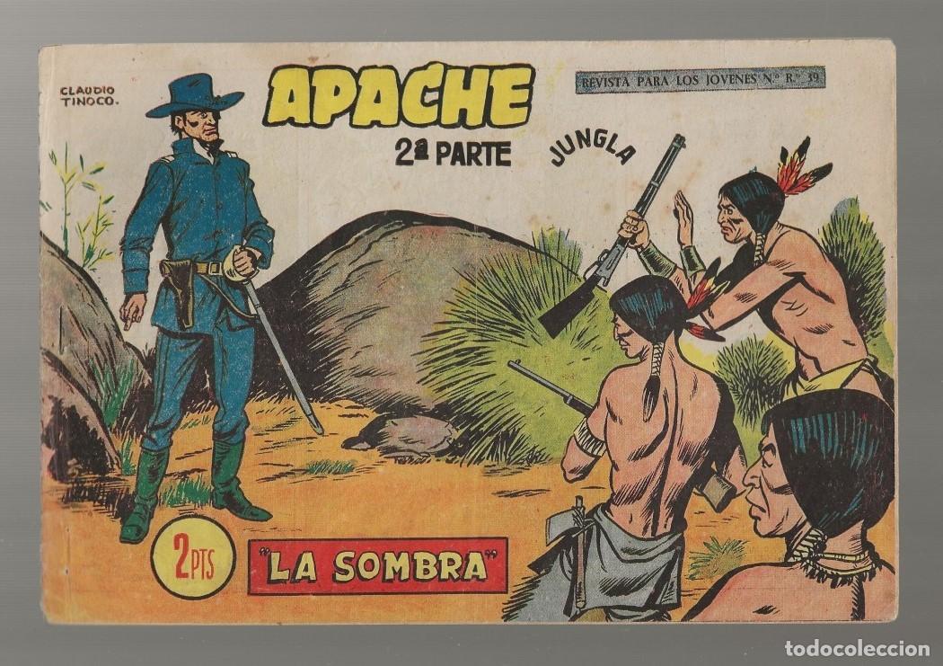 Tebeos: APACHE 2&ordf; PARTE N&ordm; 68 - LA SOMBRA - ORIGINAL - MAGA 1960 - Foto 1