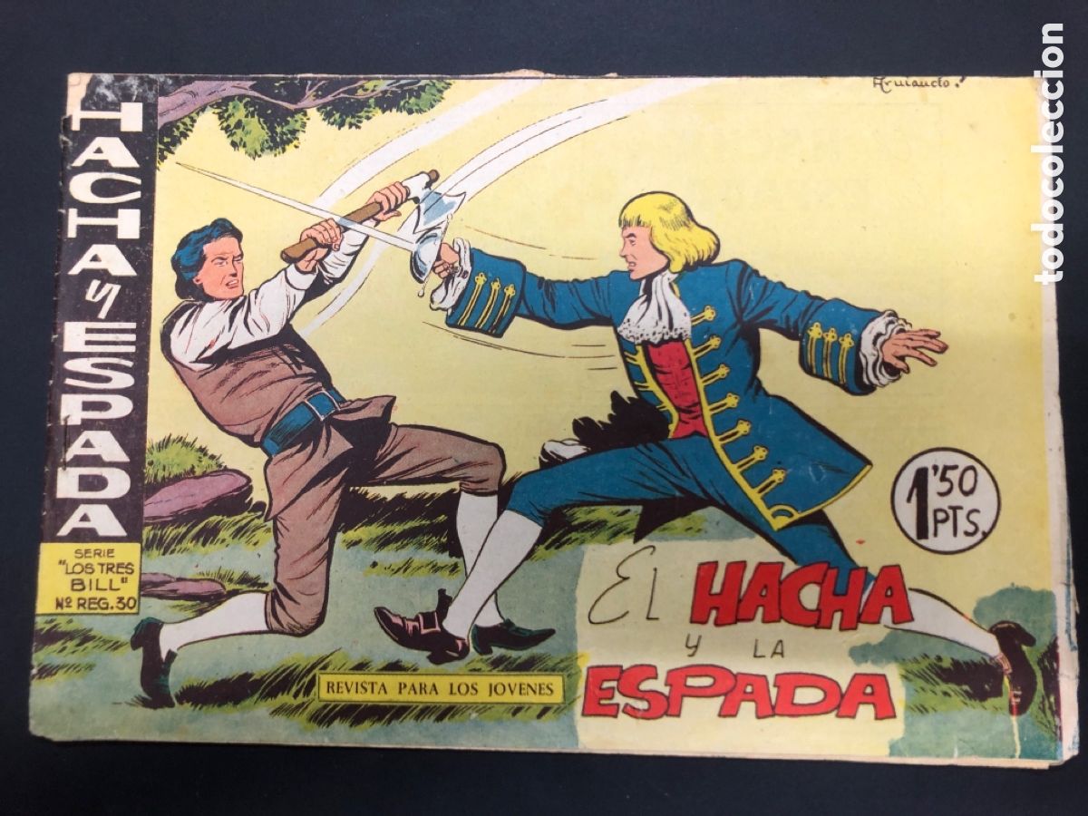 Tebeos: COMIC ORIGINAL HACHA Y ESPADA N&ordm; 2 EDITORIAL MAGA - Foto 1
