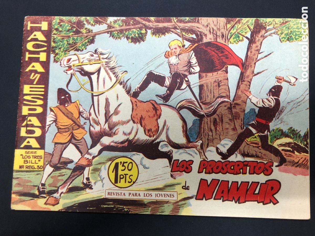 Tebeos: COMIC ORIGINAL HACHA Y ESPADA N&ordm; 4 EDITORIAL MAGA - Foto 1