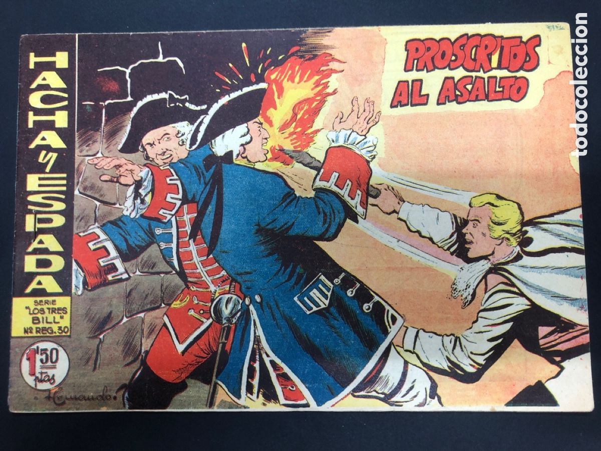 Tebeos: COMIC ORIGINAL HACHA Y ESPADA N&ordm; 6 EDITORIAL MAGA - Foto 1