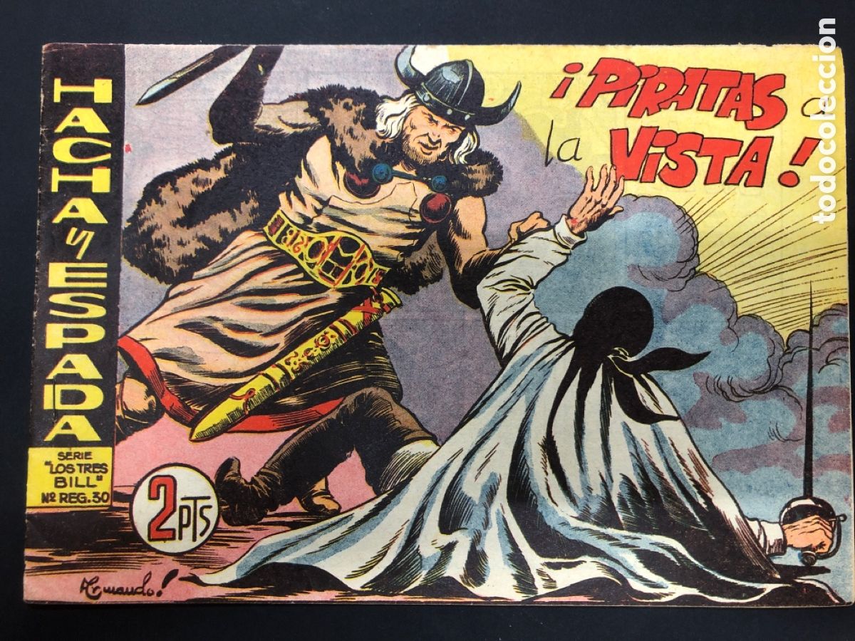 Tebeos: COMIC ORIGINAL HACHA Y ESPADA N&ordm; 20 EDITORIAL MAGA - Foto 1