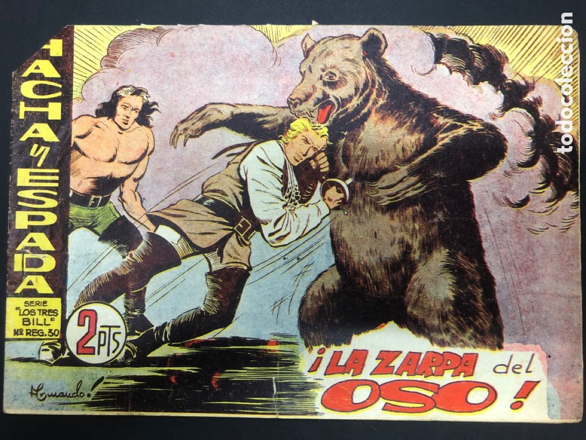 Tebeos: COMIC ORIGINAL HACHA Y ESPADA N&ordm; 24 EDITORIAL MAGA - Foto 1