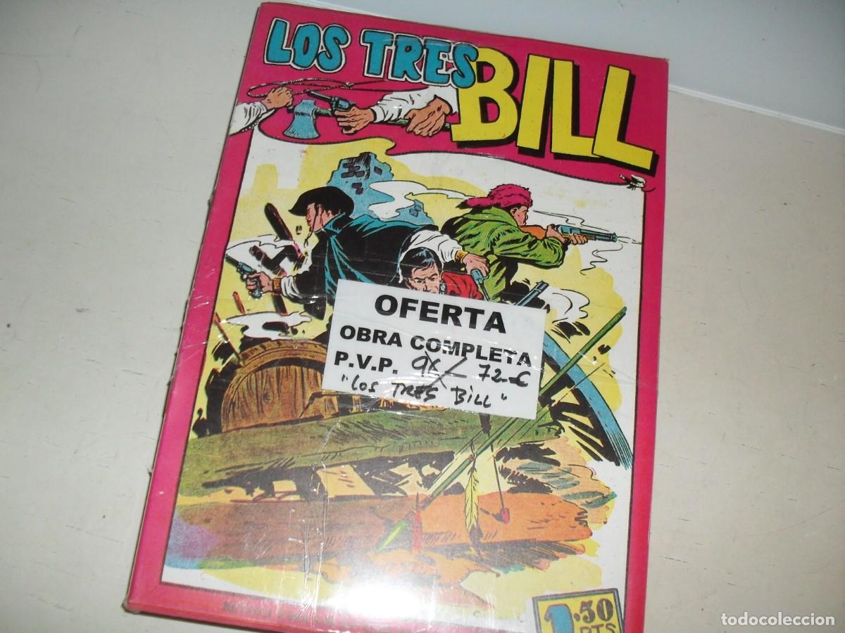 Tebeos: (FACSIMIL),LOS 3 BILL,COLECCION COMPLETA DE 36 TEBEOS,MAGA,1958.IMPECABLE - Foto 1