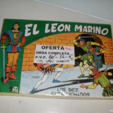 Tebeos: (FACSIMIL),EL LEON MARINO,COLECCION COMPLETA DE 24 TEBEOS,MAGA,1961.IMPECABLE