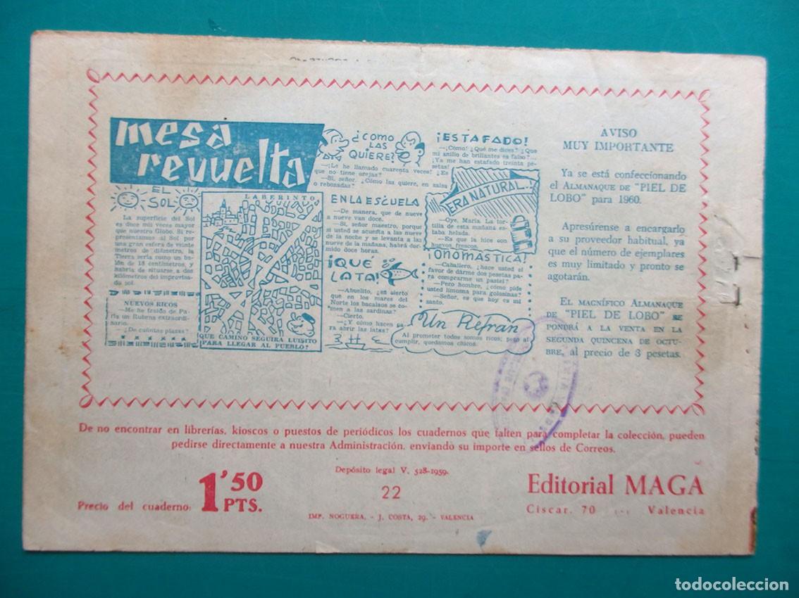 Tebeos: Piel de Lobo n&ordm; 22 Original - Foto 2