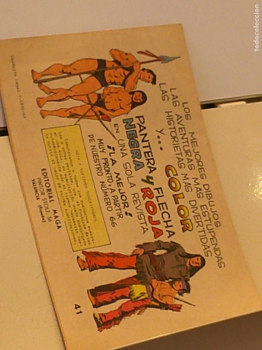 Tebeos: METEORO N&ordm; 41 CAPITAN MIKI - MAGA ORIGINAL - Foto 4