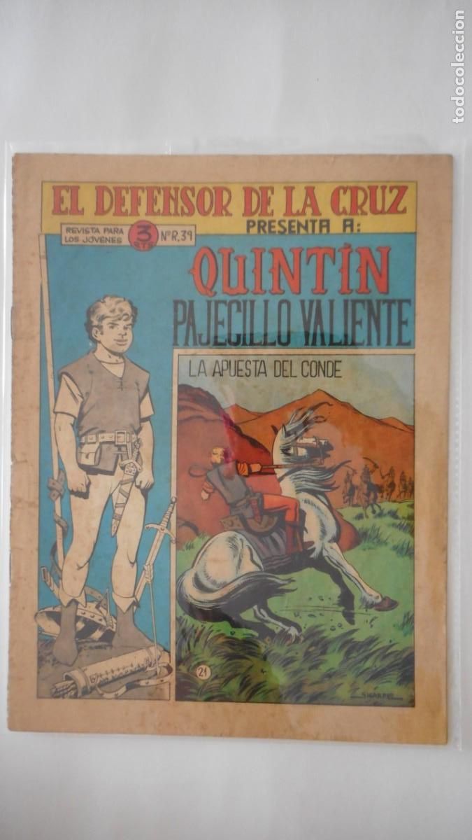 Tebeos: QUINTIN, PAJECILLO VALIENTE N&ordm; 21 / C-21 - Foto 1