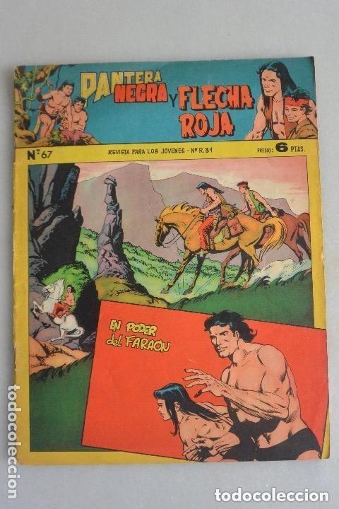 Tebeos: COMIC TEBEO PANTERA NEGRA Y FLECHA ROJA , N&ordm; 67. 1958 MAGA - Foto 1