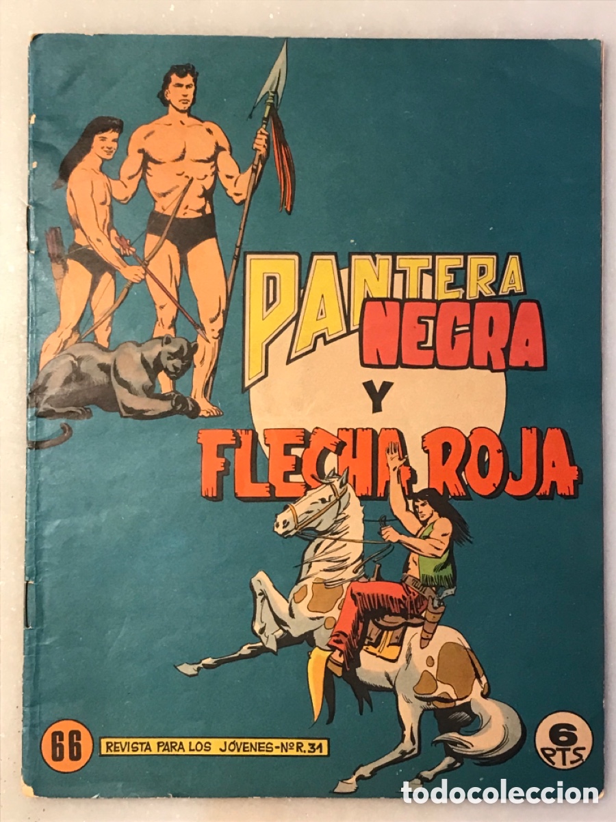 Tebeos: Tebeo Pantera negra y flecha roja, n&uacute;mero 66 - Foto 1