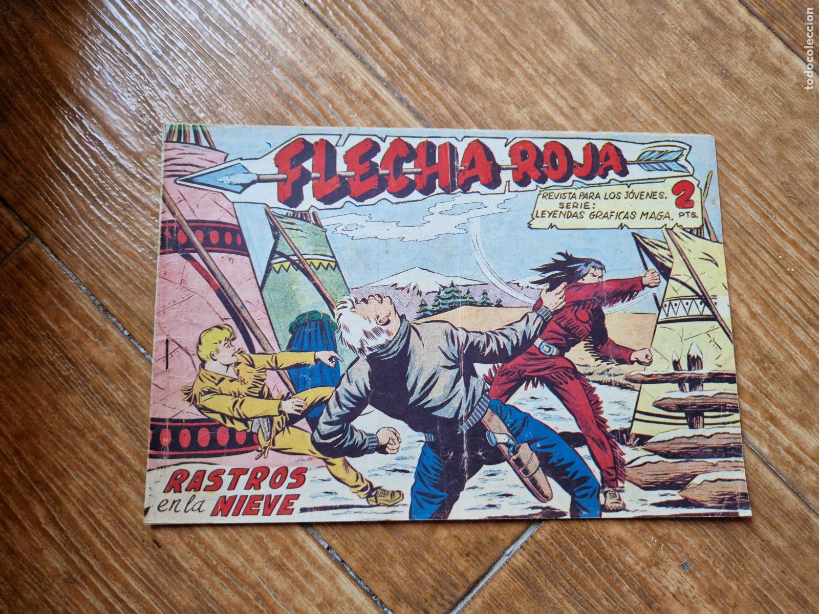 Tebeos: FLECHA ROJA N&ordm; 23 EDITORIAL MAGA ORIGINAL - Foto 1