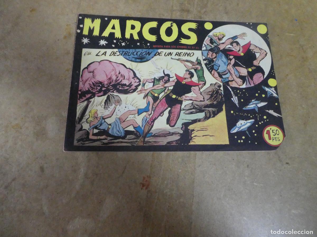 Tebeos: Marcos n&ordm; 9, original editorial Maga 1958 - Foto 1