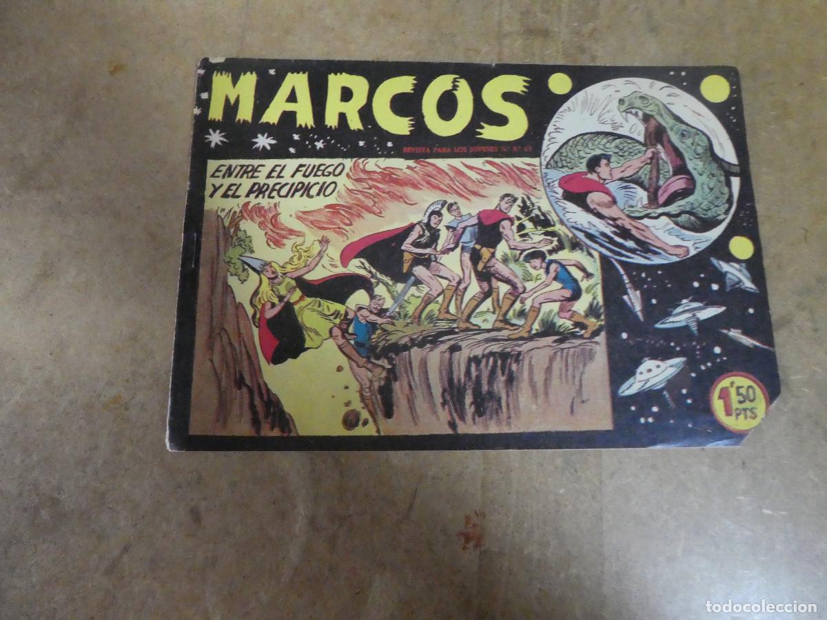 Tebeos: Marcos n&ordm; 7, original editorial Maga 1958 - Foto 1