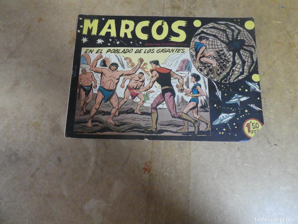 Tebeos: Marcos n&ordm; 6, original editorial Maga 1958 - Foto 1