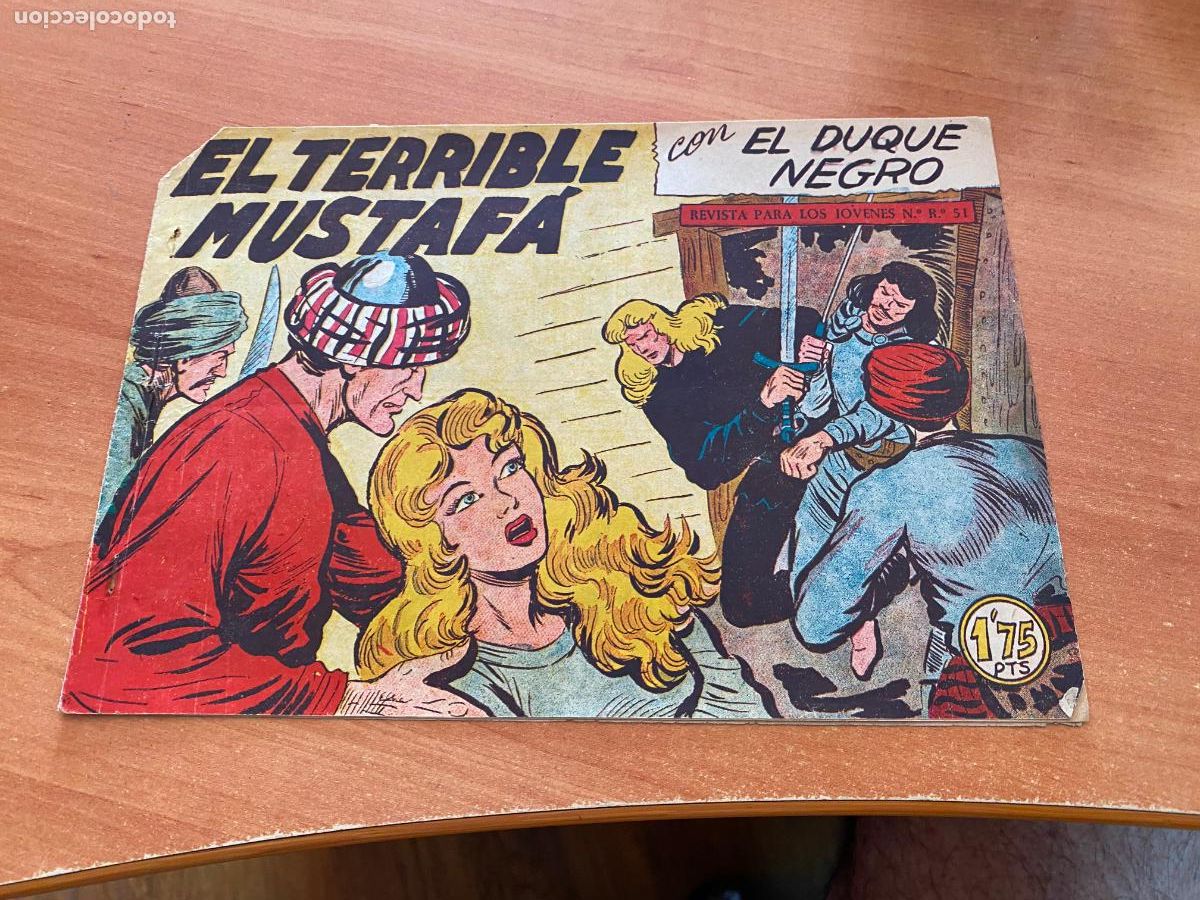 Tebeos: EL DUQUE NEGRO N&ordm; 41 EL TERRIBLE MUSTAFA (ORIGINAL MAGA) (COM3) - Foto 1