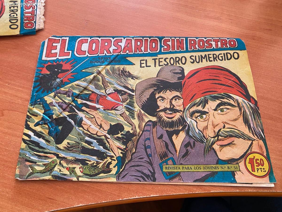 Tebeos: EL CORSARIO SIN ROSTRO N&ordm; 35 (ORIGINAL MAGA) (COM3) - Foto 1