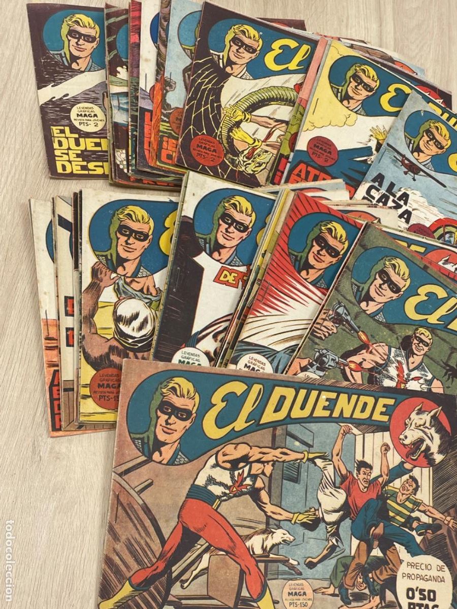 Tebeos: (A5) El Duende - Completa 60 n&uacute;meros, Edt Maga 1961 - Foto 2