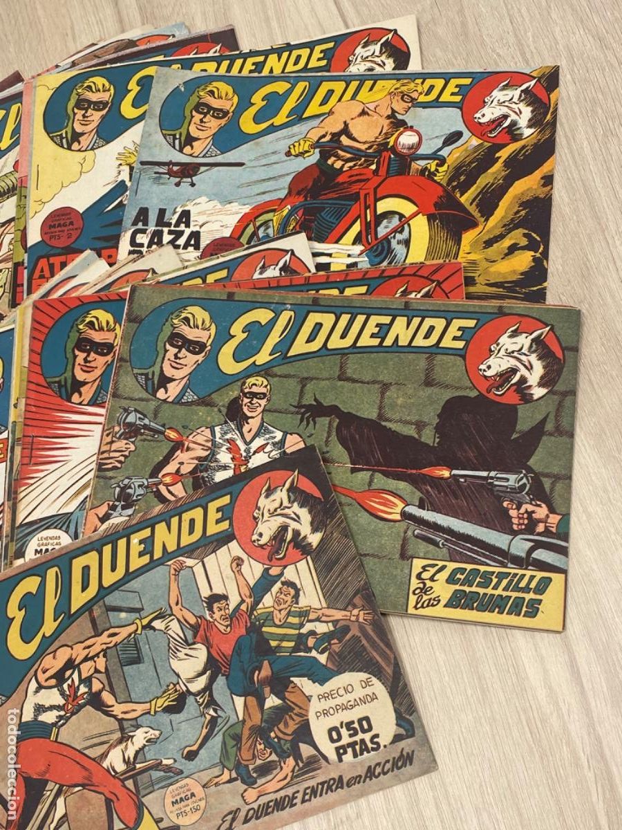 Tebeos: (A5) El Duende - Completa 60 n&uacute;meros, Edt Maga 1961 - Foto 3