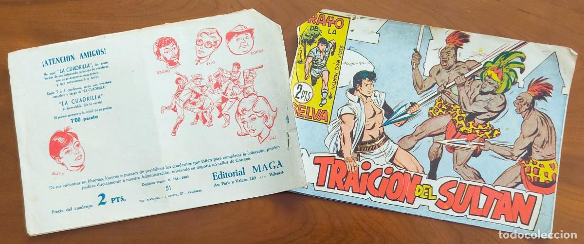 Tebeos: RAYO DE LA SELVA N&ordm; 51 - LA TRAICI&Oacute;N DEL SULT&Aacute;N - EDITORIAL MAGA - Foto 2