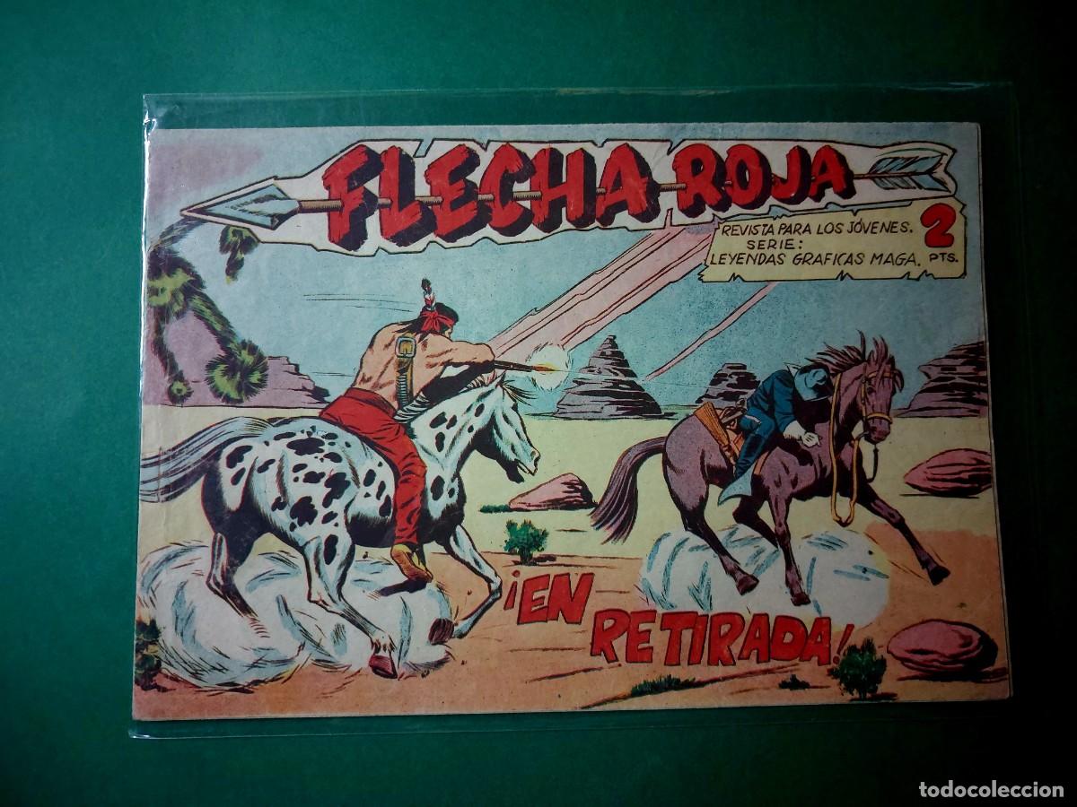 Tebeos: Flecha Roja N&ordm; 7 Editorial Maga 1962 - Foto 1