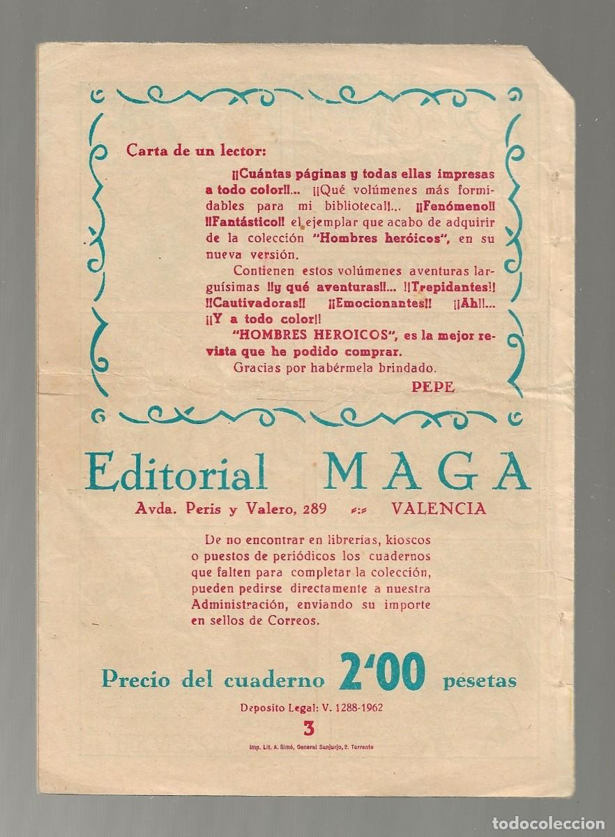 Tebeos: EL ESP&Iacute;RITU DE LA SELVA N&ordm; 3 - MAGA 1962 - ORIGINAL - Foto 2