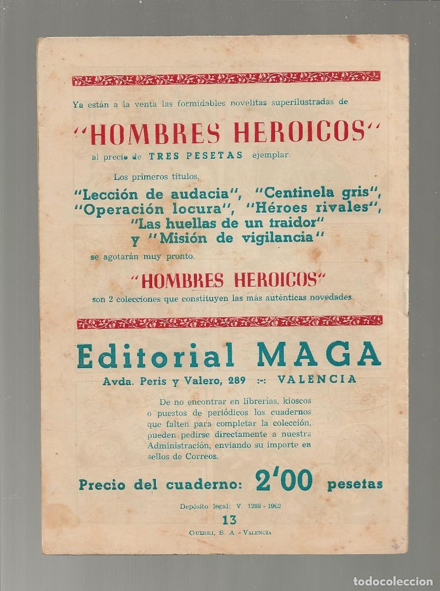 Tebeos: EL ESP&Iacute;RITU DE LA SELVA N&ordm; 13 - MAGA 1962 - 0RIGINAL - Foto 2