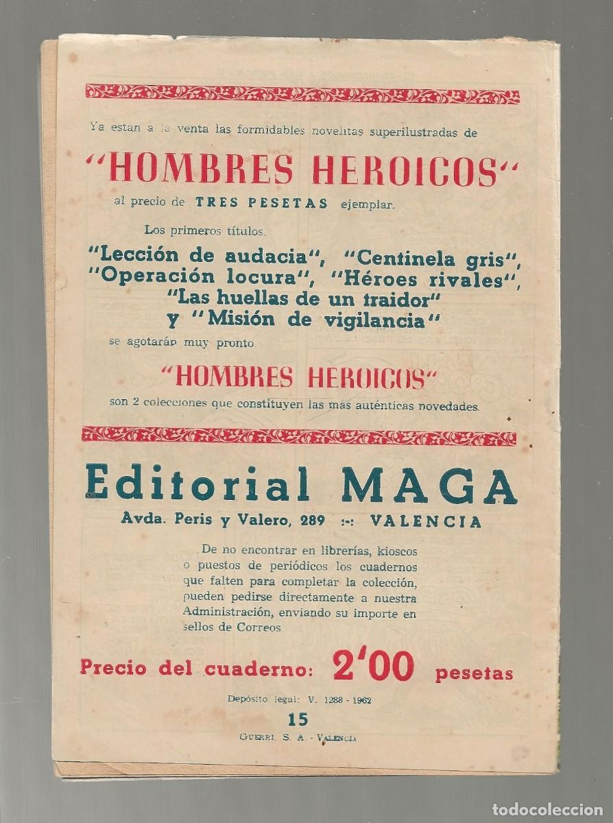 Tebeos: EL ESP&Iacute;RITU DE LA SELVA N&ordm; 15 - MAGA 1962 - 0RIGINAL - Foto 2
