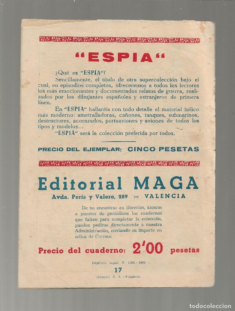 Tebeos: EL ESP&Iacute;RITU DE LA SELVA N&ordm; 17 - MAGA 1962 - 0RIGINAL - Foto 2