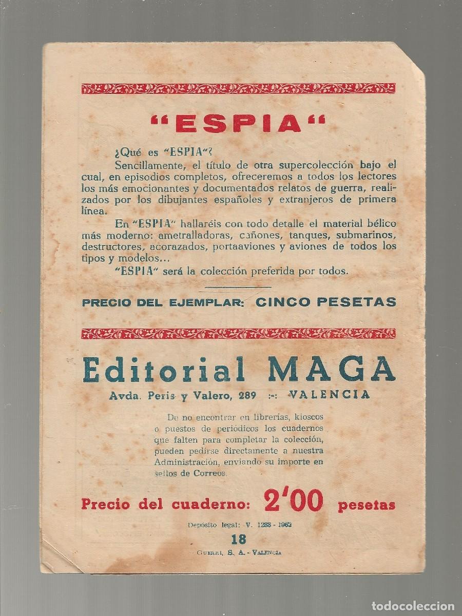 Tebeos: EL ESP&Iacute;RITU DE LA SELVA N&ordm; 18 - MAGA 1962 - 0RIGINAL - Foto 2