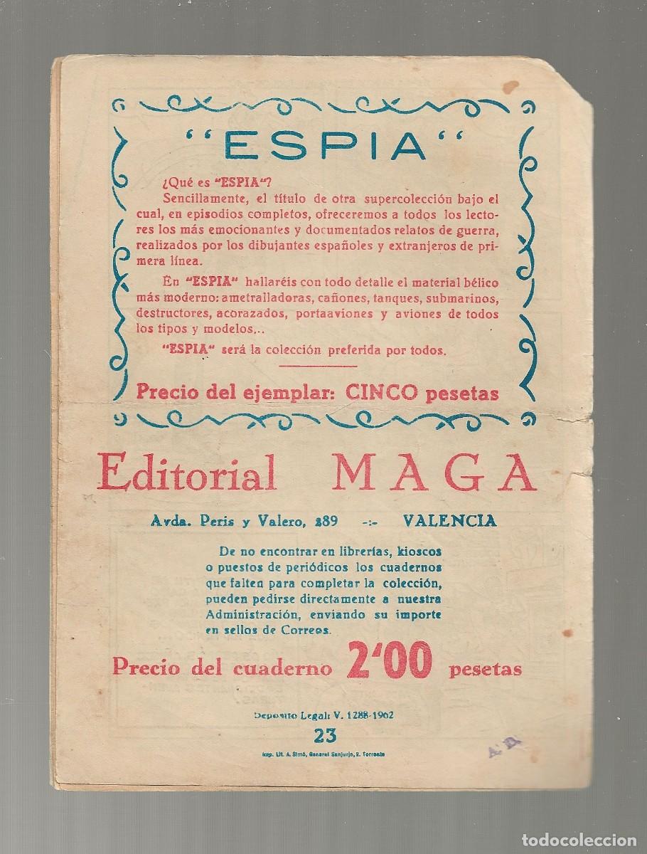 Tebeos: EL ESP&Iacute;RITU DE LA SELVA N&ordm; 23 - MAGA 1962 - 0RIGINAL - Foto 2