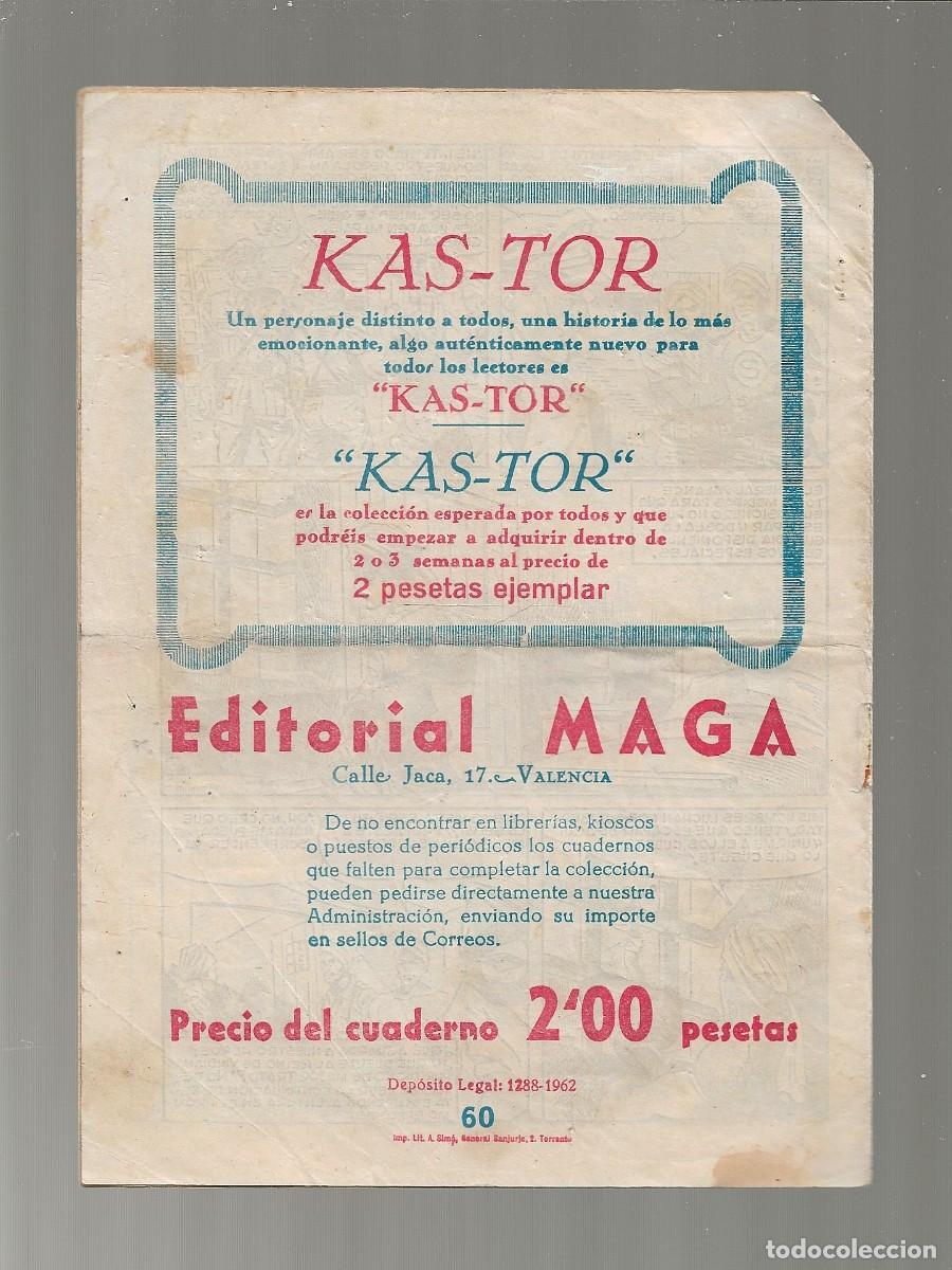 Tebeos: EL ESP&Iacute;RITU DE LA SELVA N&ordm; 60 - MAGA 1962 - 0RIGINAL - Foto 2